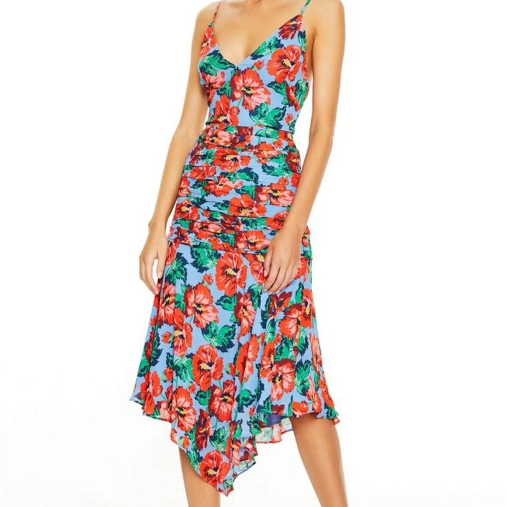 Floral Spaghetti Strap Dress La Maison Talulah size S